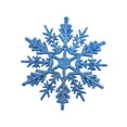 thumbnail image 1 of Christmas Snowflake Ornaments Plastic Glitter Snow Flakes Hanging Snowflakes for Winter Christmas Tree Decorations, 1 of 9