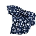 thumbnail image 1 of Christmas Snowflake Print Throw Blanket in Red and Blue Colors, Soft and Warm Nap Blanket for Sofa and Bed, Festive Seasonal Throw for Holiday Comfort and Decor, 1 of 7