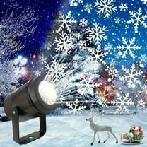 Christmas Snowflake Projector Lights, Led Projector Lamp Outdoor, Christmas Decorations Lighting for Indoor/Outdoor Xmas Holiday Party Garden Patio