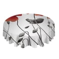 thumbnail image 1 of Christmas Snowflake Red Round Tablecloth Wedding Hotel Table Cover Holiday Dining Table Waterproof Tablecloth, 1 of 7