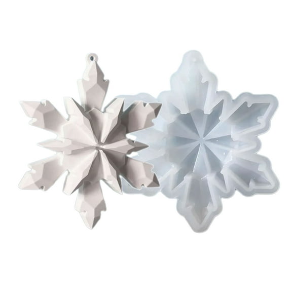 Christmas Snowflake Silicone Mold Set For Holiday Baking Decorations And Handmade Crafts Jewelry Making Mould