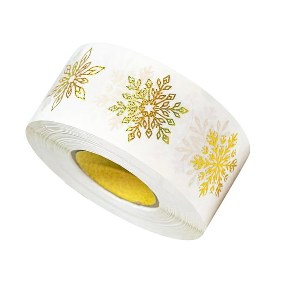 Christmas Snowflake Sticker Decorative Envelope Seals, Labels for Card Scrapbooking Craft Decorations