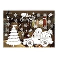 thumbnail image 1 of Christmas Snowflake Stickers Glass Window Casement Clings Xmas Reindeer Decals Decorations For New Year Christmas Decortion, 1 of 6