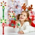 thumbnail image 1 of Christmas Snowflake Wand Flashlight | Light-Up Projection Magic Wand | LED Glitter Stick | Twinkling Light Effect | Handheld Puzzle Toy | Plastic | Battery Operated | 1 Pack, 1 of 5