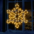 Christmas Snowflake Window Lights Decorations, 12 in 72 LED 8 Lighting
