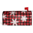 thumbnail image 1 of Christmas Snowflakes Magnetic Mailbox Cover,Mailbox Wraps Post Letter Box Cover Outdoor Home Garden Decor Large Size 25.5x21 in, 1 of 7