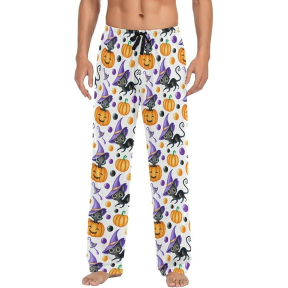 Christmas Snowflakes Pajama Pants Mens Lounge Pants Casual Men Pajama Bottoms with Drawstring & Pockets Christmas Gifts