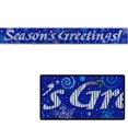 thumbnail image 1 of Various Christmas Snowflakes Metallic Fringed Party Banner (1ct), 1 of 1