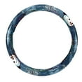thumbnail image 1 of Christmas Snowman 14.5 Inch Printing PVC Leather Steering Wheel Cover Auto Accessories, 1 of 6