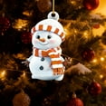 thumbnail image 1 of Christmas Snowman Acrylic Flat Pendant,Cute Tree Ornament and Home Decoration,Festive Holiday Decor for Mantel,Shelf,Tabletop,Seasonal Christmas Party,Gift Idea for Family,Friends-E, 1 of 6