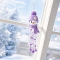 thumbnail image 1 of Christmas Snowman Acrylic Ornament, Cute Spiral Pendant, Christmas Hanging Decor Perfect for Doors, Christmas Trees, Windows, 1 of 6