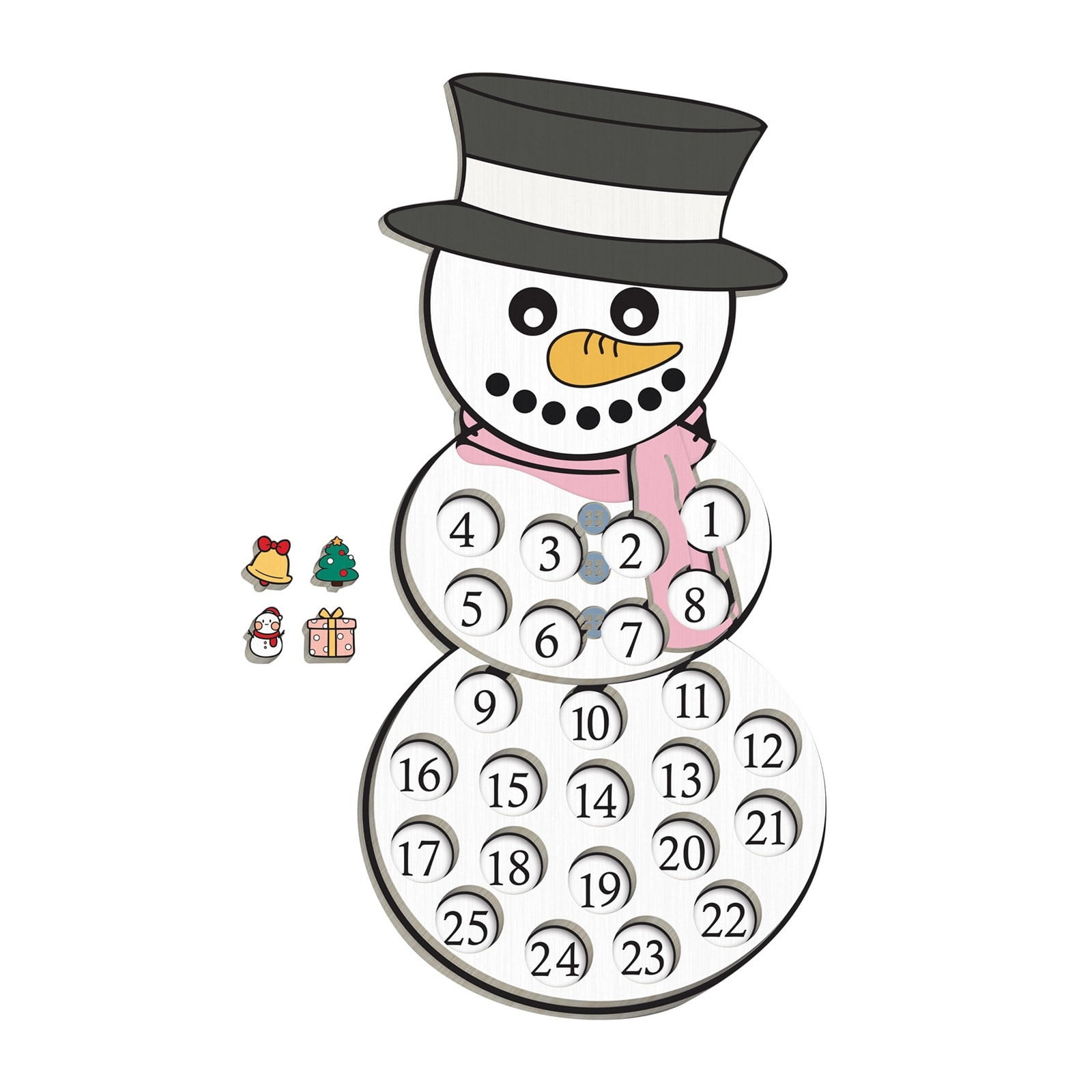 Christmas Snowman Christmas Advent Calendar Funny Christmas Countdown