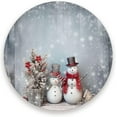 thumbnail image 1 of Christmas Snowman Coasters Absorbent Moisture Non-Slip Drink Coaster Ceramic Stone with Cork Base Desktop Protection Prevent Furniture Damage 4PCS Home Decor, 1 of 6