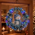 thumbnail image 1 of 3D Fabric Poke Wreath Art DIY Kit, No-Sew Christmas Front Door Wreath Craft Kit for Adults Beginners, Holiday Gift Mzrulpne, 1 of 7