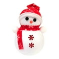 thumbnail image 1 of Christmas Snowman Doll, Cute White Snowman Christmas Tree Decoration, Festive Holiday Party Ornament, Winter Indoor Desktop Decoration, 1 of 3