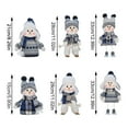 thumbnail image 1 of Christmas Snowman Doll Plush Toy Stuffed Snowman Figurine Xmas Ornaments for Home Decorations Tabletop Centerpieces Fireplace Party Decor 8.6", 1 of 3