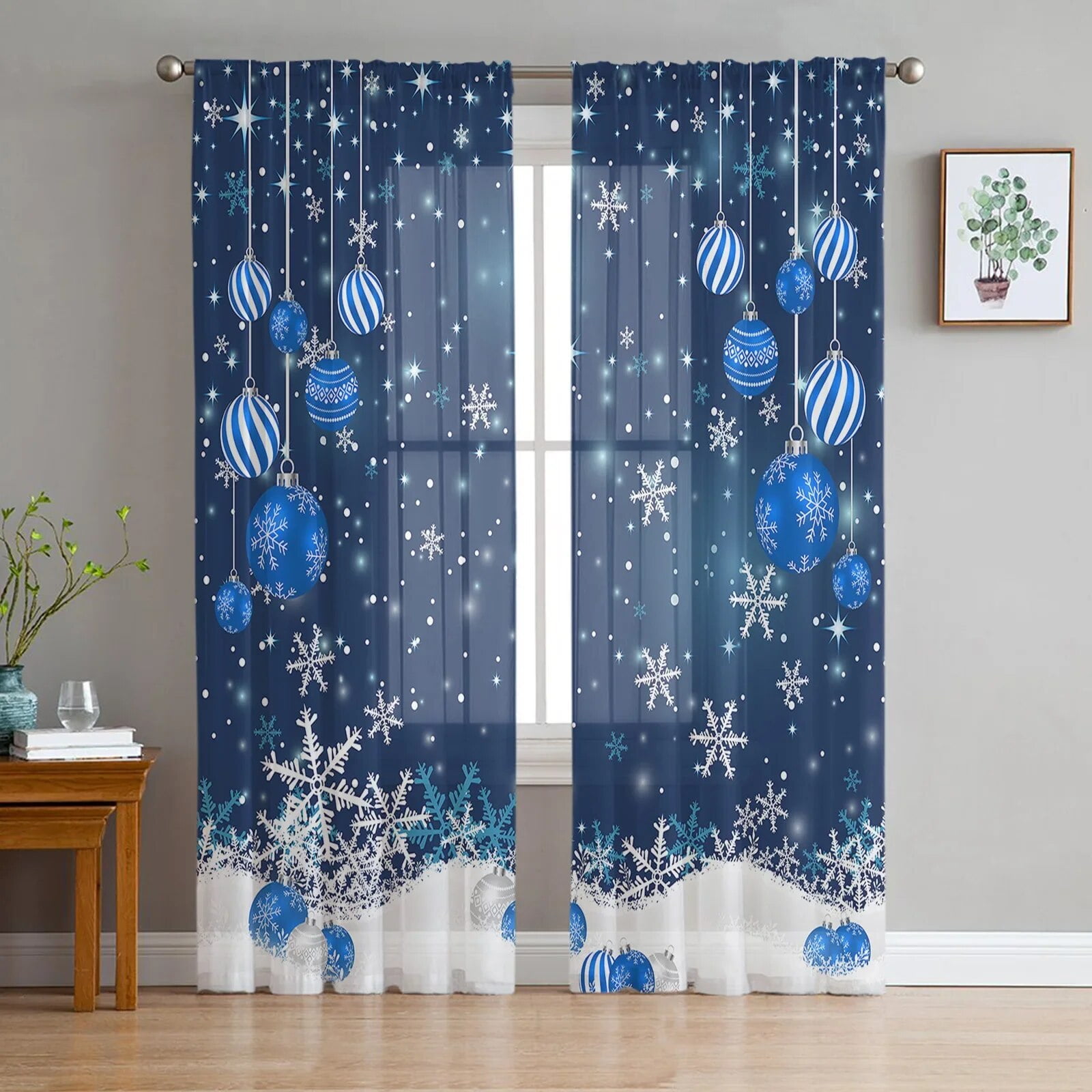 Merry Snowman Glee Quilted Curtains NCU0TH3770
