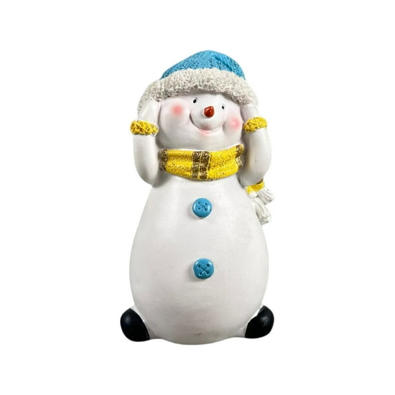 Christmas Snowman Family Statue, Christmas Winter Decoration, Christmas Resin Snowman Interior Decoration Statue for Home