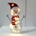thumbnail image 1 of Christmas Snowman Family Yard Decoration, Lighted Outdoor Scene with Multicolor Lights for Garden and Patio, Festive Acrylic Decor for Holidays, 1 of 8