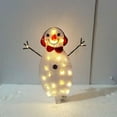 thumbnail image 1 of Christmas Snowman Figure, Light-Up Design for Home Decor, Holiday Christmas Decorations for Indoor Use, 1 of 8