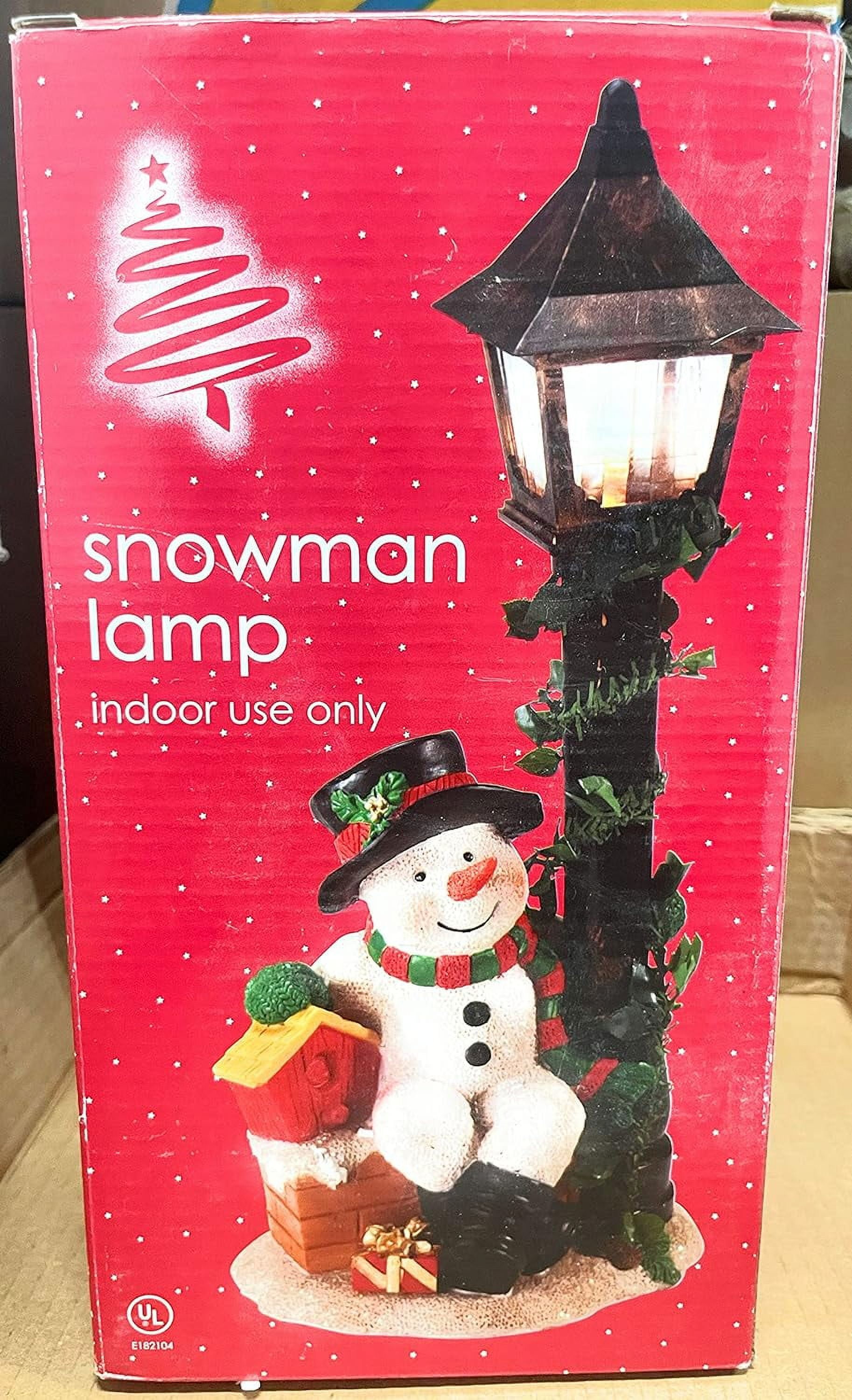 Christmas Snowman Christmas Figurines Resin Snowman Lighted ations