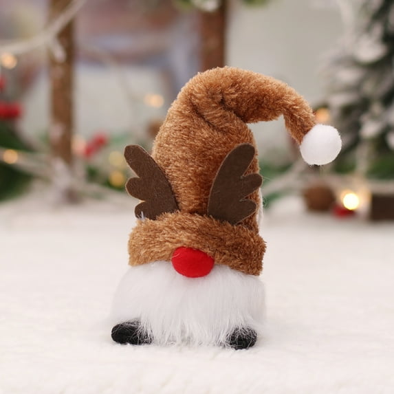 Christmas Snowman Gnomes Plush,2 Pack Plush Santa Gnomes Decorations with Light,Christmas Elf Doll Ornaments with Hanging Rope for Christmas Indoor,Home Decoration,Table Ornaments