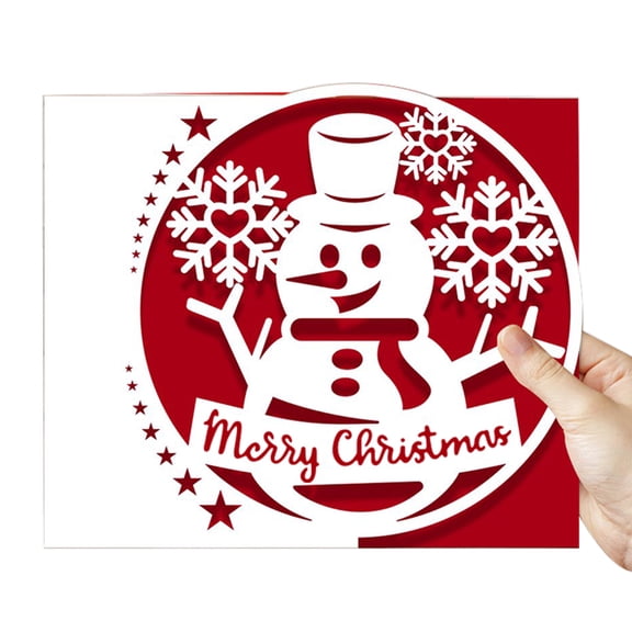 Christmas Snowman Greeting Cards Metal Cutting Dies Stencil DIY Scrapbooking Album Paper Card Template Mold Embossing Craft Decoration