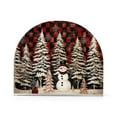 thumbnail image 1 of Christmas Snowman Grids Napkin Holder for Table Clear Napkin Stand Paper Holder Acrylic Organizer Dispenser Napkins for Dinner Kitchen Restaurant Room, 1 of 8