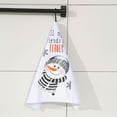 Christmas Snowman Hand Towel Lint Kitchen Bathroom Hand Towel Towel