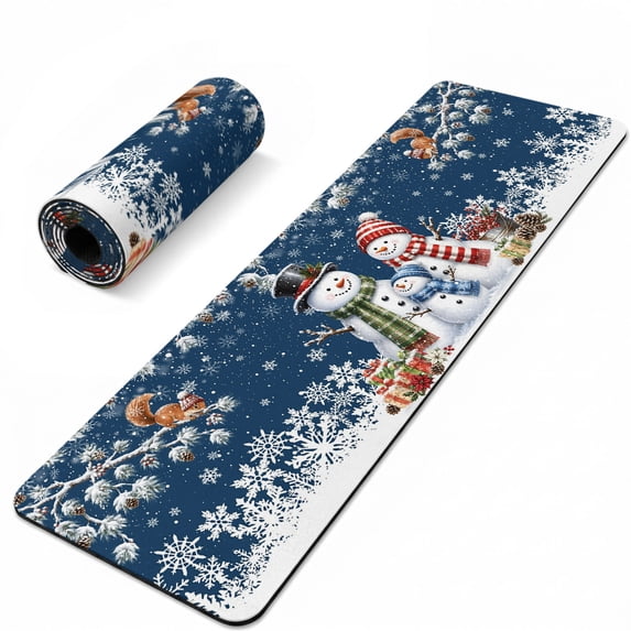 Christmas Snowman Heat Insulation Mats for Countertop Winter Squirrel ...