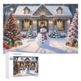thumbnail image 1 of Christmas Snowman Holiday,Christmas Festival 1000 Piece Jigsaw Puzzle for Adults Challenging Puzzle Perfect for Game Nights - A007, 1 of 8