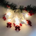 thumbnail image 1 of Christmas Snowman LED Light String Elk, 1 of 5