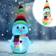 thumbnail image 1 of Christmas Snowman Light Rechargeable LED Night Light Colorful Led Lights Rechargeable Christmas Lamp Novelty Cute Silicone Touch Bedside Lamp for Bedroom Dorm Decor Christmas Gift, 1 of 9