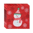 thumbnail image 1 of Christmas Snowman Paper Napkins Disposable Napkins Winter Party Luncheon Napkin Decorative for Christmas Winter New Year Party Table Decor, 20pcs, 1 of 6