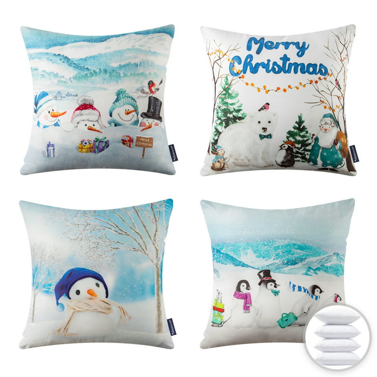 https://i5.walmartimages.com/seo/Christmas-Snowman-Penguin-and-polar-bear-Printed-Decorative-Holiday-Series-Throw-Pillow-with-inserts-Blue-and-White-18-x-18-Set-of-4_9d060e04-39bd-405e-a552-2babe6b6cc90.c89cb6779bace368fa3c4e93e5e9509a.jpeg?odnHeight=768&odnWidth=768&odnBg=FFFFFF