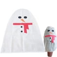 thumbnail image 1 of Christmas Snowman Plant Covers Freeze Protection with Drawstring, Winter Frost Cloths Blankets for Outdoor Plants, Shrub Jackets Garden Shrub Rose Covering, 1 of 2