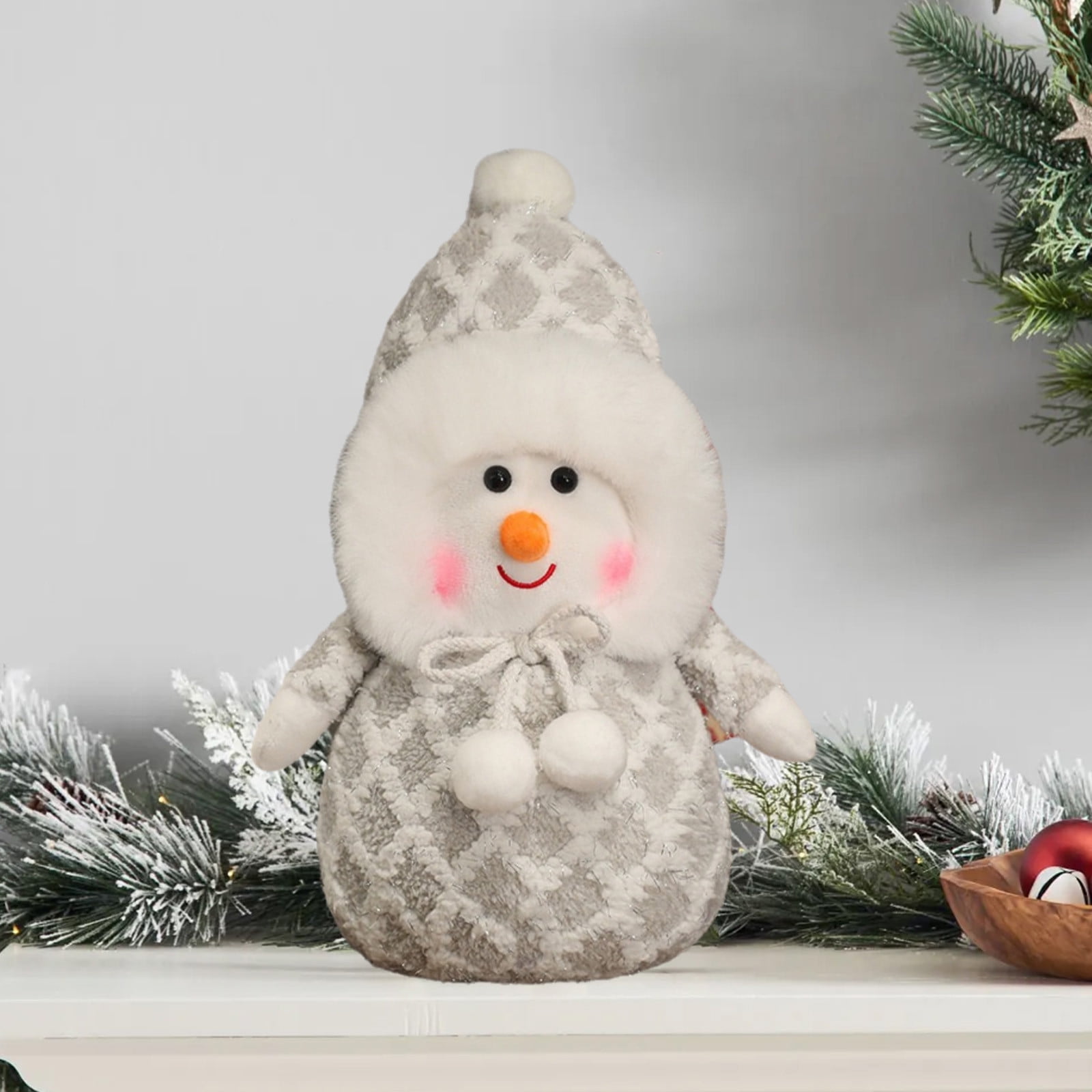 Christmas Snowman Plush, 7.08*11.8 Inch Christmas Stuffed Animals, Snowman Plush Toys Children Christmas Gifts Christmas Scene Decoration Christmas Christmas Snowman Plush, 7.08*11.8 Inch Christmas Stuffed Animals, Snowman Plush Toys Children Christmas Gifts Christmas Scene Decoration Christmas