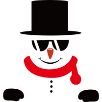 Christmas Snowman Refrigerator Sticker Set Cute Snowman Fridge Stickers Decoration for Fridge Wall Door Party Supplies Home Decoration