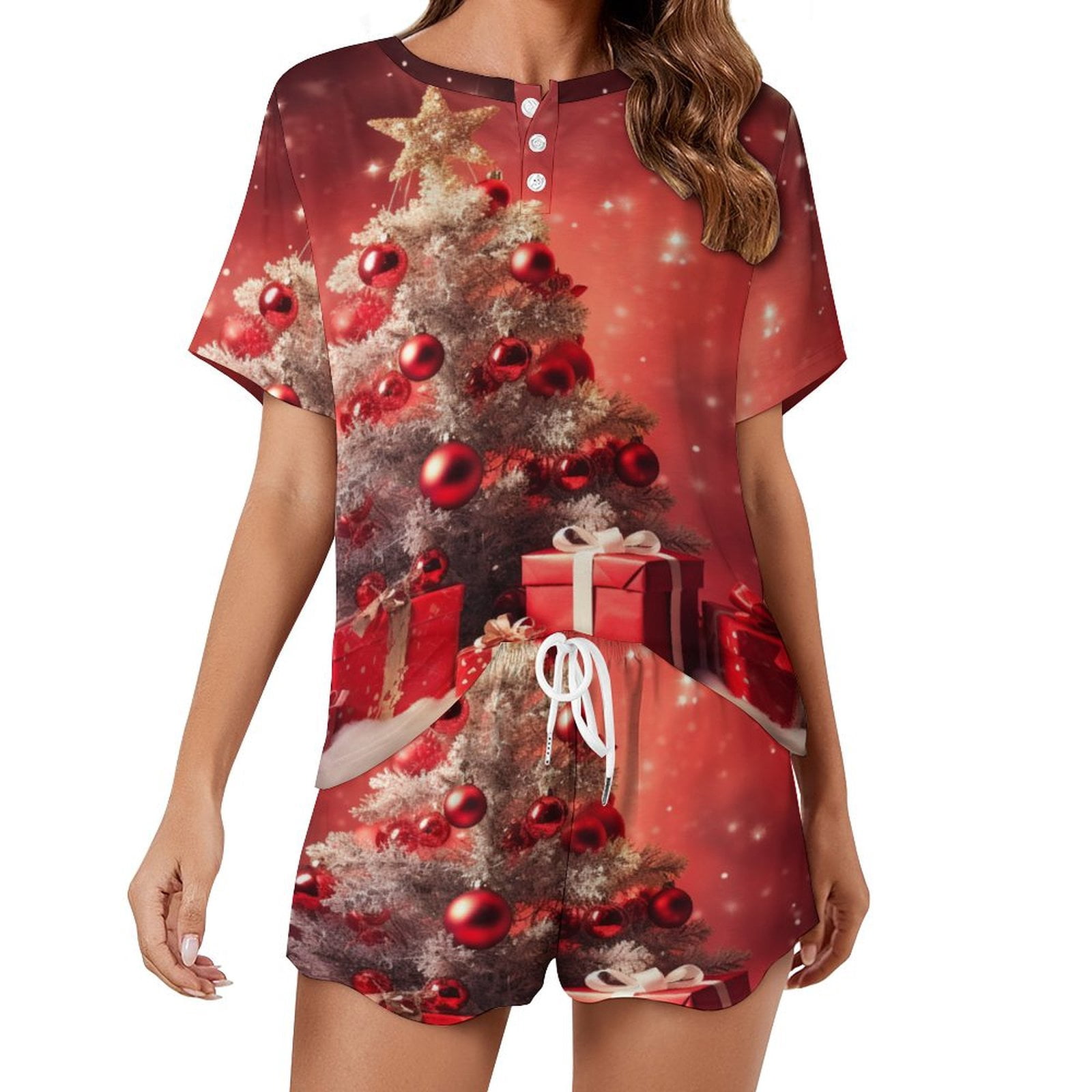 Christmas Snowman Ruffle Top & Pants Set