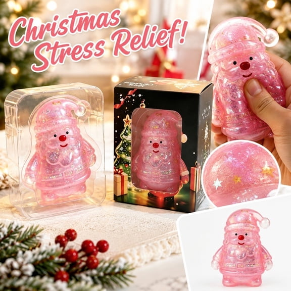 Christmas Snowman Squishy Squeeze Toy, Soft Slow Rebound Fidget Toy, Holiday Party Favor & Stocking Stuffer Gift