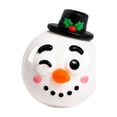thumbnail image 1 of Christmas Snowman Squishy Toy with Diy Expression, Single Piece, White, for Kids and Adults, Relaxation Toy, 1 of 4