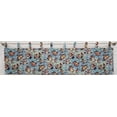 thumbnail image 1 of Christmas Snowman Tab Top Valances (Lined) (15 Inch Two Valance Panels), 1 of 2