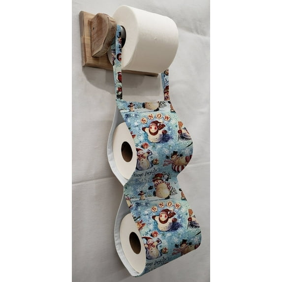 Christmas Snowman Toilet Paper Holder by Penny's Needful Things