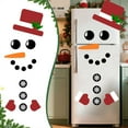thumbnail image 1 of Christmas Snowman Wall Decal & Fridge Magnet Sticker Set – Self-Adhesive Holiday Decoration for Doors, Windows, Home, School & Party Displays, 1 of 5