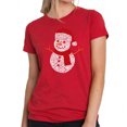 thumbnail image 1 of Christmas Snowman - Women's Premium Blend Word Art T-Shirt, 1 of 2