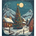 thumbnail image 1 of Christmas Snowy Village Dishwasher Magnet Covers for The Front Magnetic Dishwasher Cover Home Cabinet Decals 20" x 26" Refrigerator Door Home Decor, 1 of 5