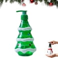 thumbnail image 1 of Christmas Soap Dispenser Set Holiday Theme Hand Soap Bottle Snowman Santa Claus Christmas Tree Shape Suitable For Bathroom Kitchen, 1 of 7