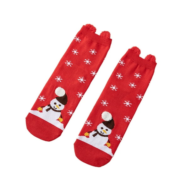 Christmas Sock Gift Bulk for Women Men Adult Kids Christmas Xmas Holiday Festival Stocking Gifts with Cute Pattern (B)
