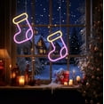 thumbnail image 1 of Christmas Sock and Gloves Neon Sign LED, Acrylic Neon Light Up Sign for Wall Decor, USB Powered Xmas Neon Lighting for Home, Window, Party, Christmas Decoration, 8X7.5 inches (A), 1 of 6