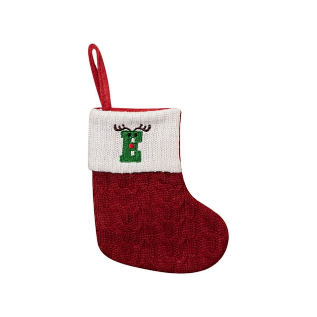 Christmas Socks Candy Boots With Small Bells Holiday Gift Bags